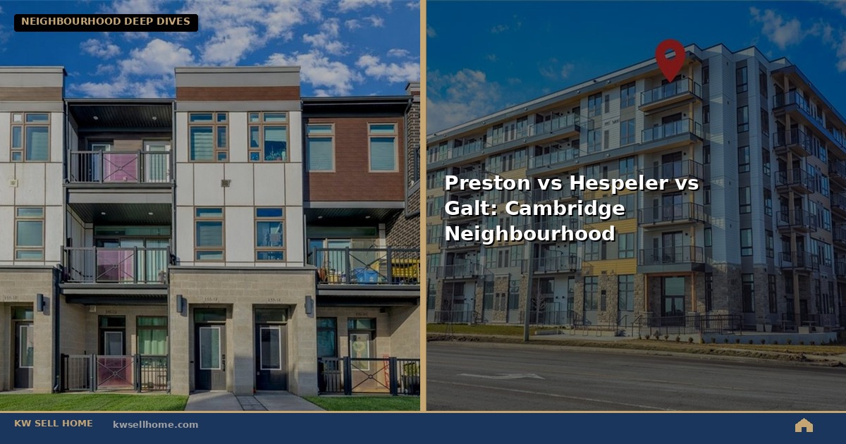 Preston vs Hespeler vs Galt: Cambridge Neighbourhood Comparison