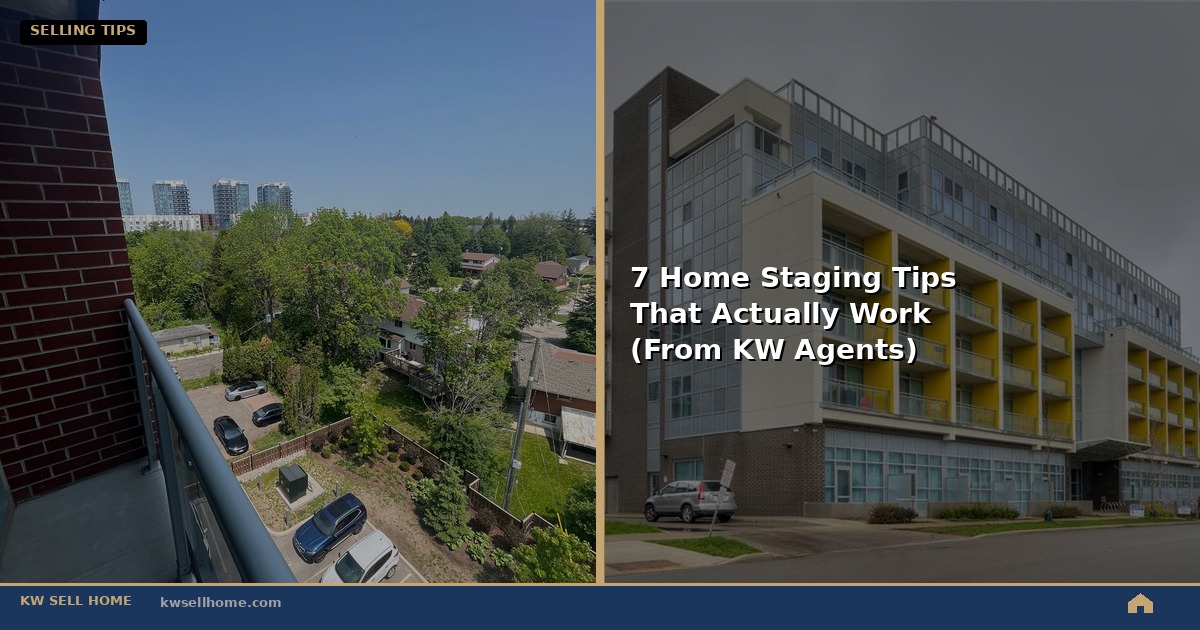7 Home Staging Tips That Actually Work (From KW Agents)