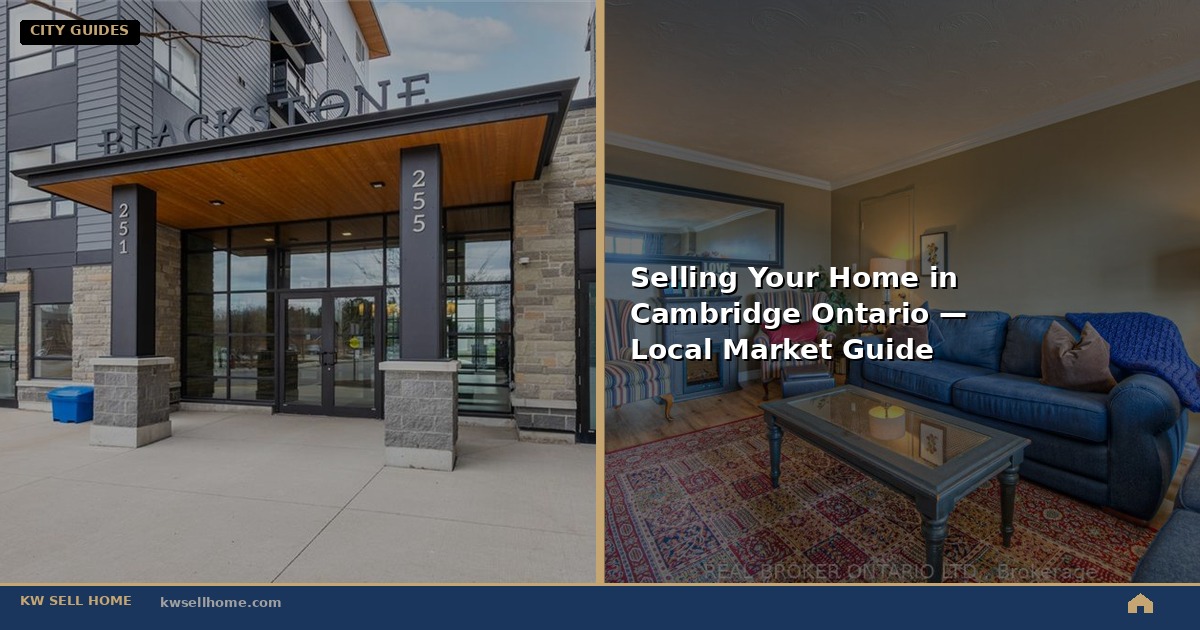 Selling Your Home in Cambridge Ontario — Local Market Guide