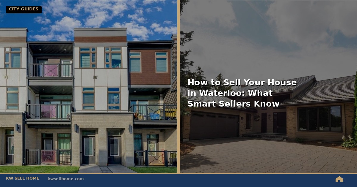 How to Sell Your House in Waterloo: What Smart Sellers Know