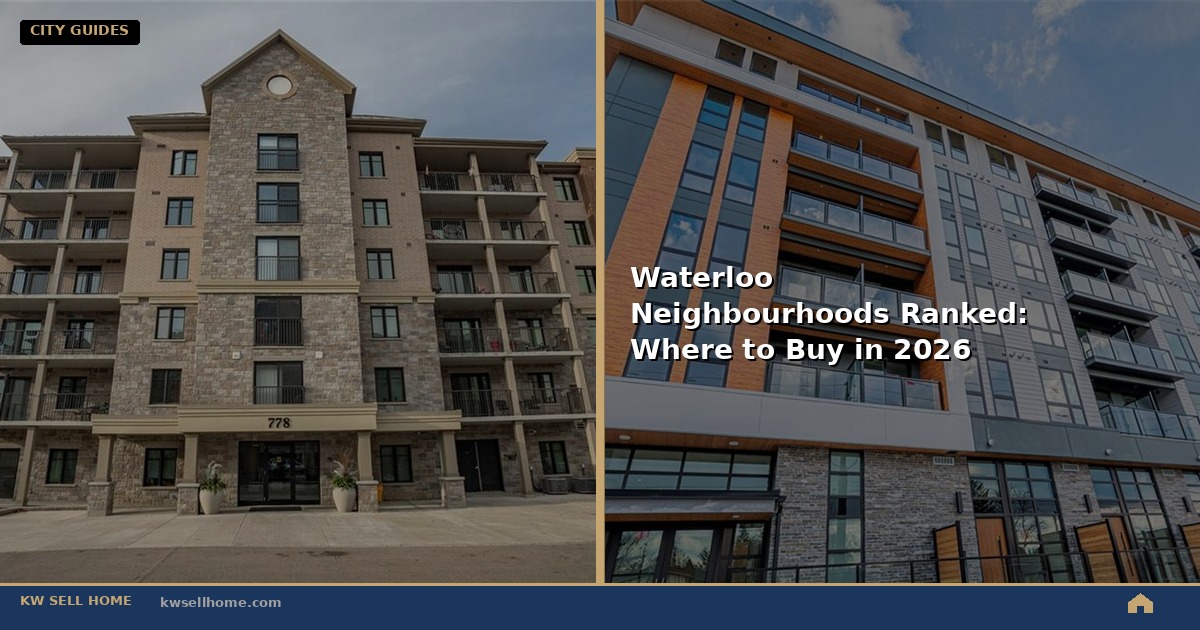 Waterloo Neighbourhoods Ranked: Where to Buy in 2026